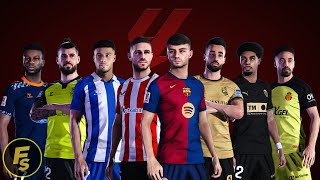 LaLiga EA Sports Official Kits 202425 vol 2  PES 2021 amp FL24 [upl. by Salokkin]