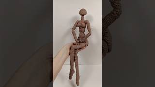 More of creating process of the BALLJOINTED DOLL  CROCHET  crochet [upl. by Zetes488]