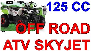 Off  Road ATV SKYJET 125 CC  M135 BİMde 5 TEMMUZ 2024 AKTÜEL ÜRÜNLER KATALOĞU [upl. by Qahsi]