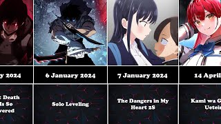 All New Upcoming Anime And Sequels in Winter 2024  January to July [upl. by Jason]