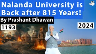 Indias Destroyed NALANDA UNIVERSITY is BACK after 815 Years Video of New University goes viral [upl. by Rad]