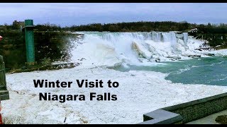 Winter visit to Niagara Falls [upl. by Anatollo]