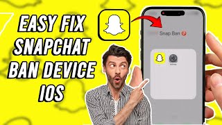 Snapchat iOS  Fix Snapchat Ban and Cant Login on iPhoneiPad [upl. by Annawad702]