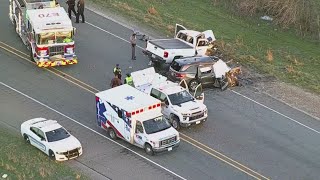 What caused the fatal Johnson County car collision that killed six and injured three more [upl. by Ahsinelg]