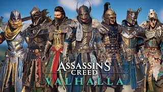 AC VALHALLA  ALL ARMOR SETS amp LOCATIONS FULL GUIDE  VANILLA  BASE GAME [upl. by Ryder]