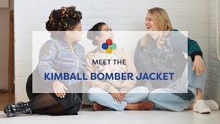 Meet the Kimball Bomber Jacket Cashmerette Club sewing pattern for February 2022 [upl. by Llecrad572]