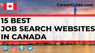 15 Best Job Search Websites in Canada 2020 [upl. by Fronnia898]