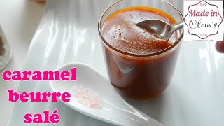 CARAMEL BEURRE SALE FACILE ET RAPIDE  TOFFEE [upl. by Henrieta]