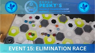 Peskys Marble Championship Season 8  Event 15 Elimination Race  Marble Race [upl. by Molton]