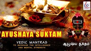 AYUSHAYA SUKTAM  SANSKRIT  Super Recording Music [upl. by Ahsitil]