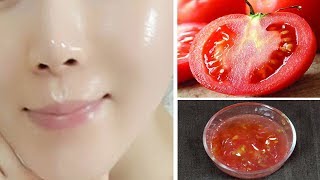 Skin Whitening Tomato Facial  Get Fair Glowing Spotless Skin Permanently [upl. by Bores]