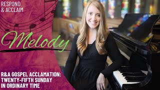 RampA Gospel Acclamation 25th Sunday in Ordinary Time Melody [upl. by Ginny]