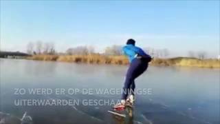 Deze waaghalzen schaatsten al op natuurijs [upl. by Ellswerth454]