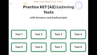 Practice KET A2 Listening Tests [upl. by Christalle958]