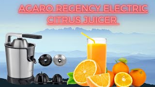 Agaro Regency Citrus Juicer  Juicer Machine [upl. by Novla270]