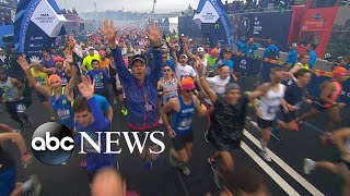 The 2018 NYC Marathon is underway [upl. by Northrop]