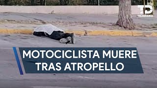 Motociclista muere tras ser arrollado por el conductor de una camioneta en estado de ebriedad [upl. by Enelram777]