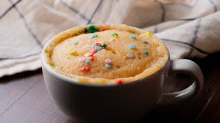 1 Minute Vanilla Mug Cake [upl. by Connel611]