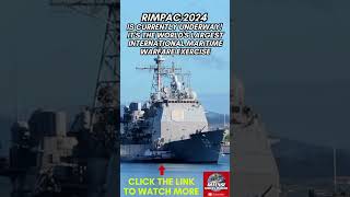 RIMPAC 2024 is currently underway navy naval ocean pacific pearlharbor aircraftcarrier short [upl. by Shari401]