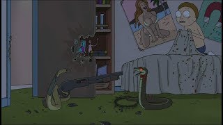 Rick and Morty  Snake Terminators HD [upl. by Bonacci]