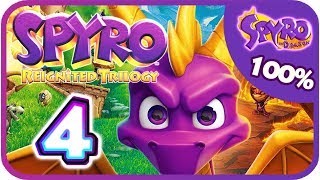 Spyro Reignited Trilogy 🔥 100 🔥 Spyro 1 Walkthrough Part 4 PS4 XB1 Beast Makers [upl. by Lucia350]