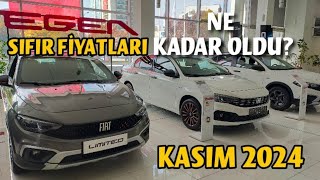 Sıfır Km Fiat Fiyat Listesi  Kasım 2024  Egea Cross Egea Sedan ve 600 Fiyatları [upl. by Aneleairam883]