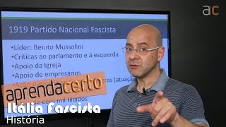 A Itália Fascista [upl. by Annavaj]