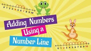 Addition Using a Number Line  Get Set and Hop [upl. by Iarahs444]