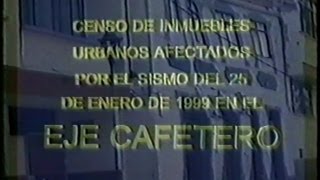 Terremoto Eje Cafetero Colombia 1999 [upl. by Milas375]