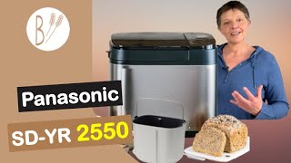 Panasonic SDYR2550 Brotbackautomat Einer der besten  2023 Zutaten rein Brot raus So simpel [upl. by Ayam]