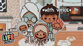 Aesthetic Family Morning Routine  WITH MY VOICE  Toca Boca Family Roleplay S2E2 [upl. by Kerrison]