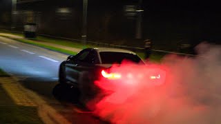 Car BREAKS DOWN Whilst SENDING IT  Modified Cars Leaving a Car Meet [upl. by Asirak]