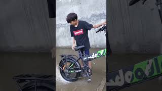 Piyush Ki New Electric Cycle  souravjoshivlogs vlog shortsfeed automobile piyush cycle [upl. by Aitital]