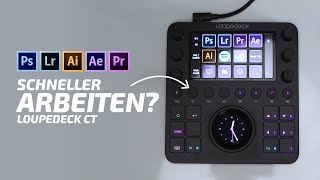 Loupedeck CT  Schneller arbeiten in Photoshop Lightroom Premiere After Effects deutsch 2021 [upl. by Allebara175]