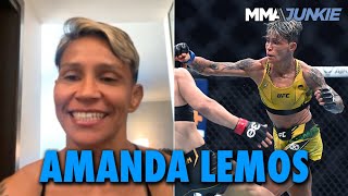 Amanda Lemos Will Chase Finish of Virna Jandiroba Right from the Start  UFC on ESPN 60 [upl. by Ward]