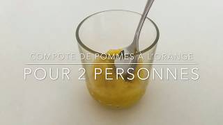 Recette de compote de pommes à l’orange [upl. by Animsay]