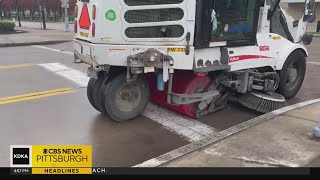 Street sweepers return to Downtown Pittsburgh [upl. by Elac861]