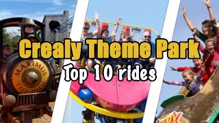 Top 10 rides at Crealy Theme Park amp Resort 2021 [upl. by Adner]