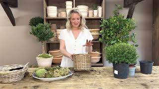 The Myrtle Topiary Tree Kit amp The Myrtle Topiary Planter Kit Tutorial [upl. by Fortier]