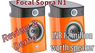 Focal Sopra N1 Bookshelf Speaker Quick Look amp Review  Demo [upl. by Anna-Diana]