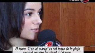 Alizée  Interview 20030418  Spain  Flaix Tv [upl. by Ornas]