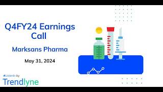 Marksans Pharma Earnings Call for Q4FY24 [upl. by Elvie]