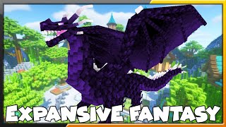 ✔O NOVO DRAGÃO BLACK DO EXPANSIVE FANTASY 119  SHOWCASE MINECRAFT ADDON [upl. by Asseralc883]