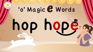 Magic e Words  oe Words  Long Vowel Sound [upl. by Drahcir787]