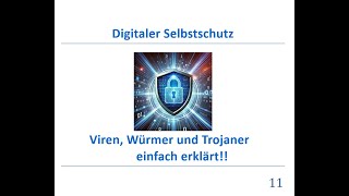 Digitaler Selbstschutz  Viren Würmer und Trojaner einfach erklärt [upl. by Rodrique]