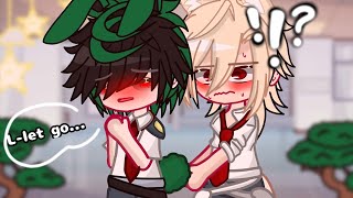 If You Pull Dekus Tail 😳  DkBkBkDk 💚🧡  Bunny And Dog Au  Skit  Gacha Club [upl. by Vaish687]