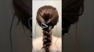 Simple hairstyles make you look beautiful tutorial hairtutorial hairstyle hair beautifulshorts [upl. by Roger]