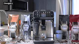 How to use the Philips 5400 Latte Go EP544794 Super Automatic Espresso Machine [upl. by Whall967]