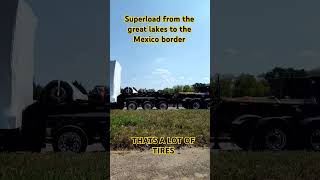 Moving this huge load from Ohio to Mexico trucking truckdriver shorts subscribe [upl. by Brannon]