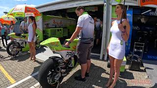 Moto GP TT Assen 2024 Grid Girls Bikes and Crazy Campsite [upl. by Wehttam839]